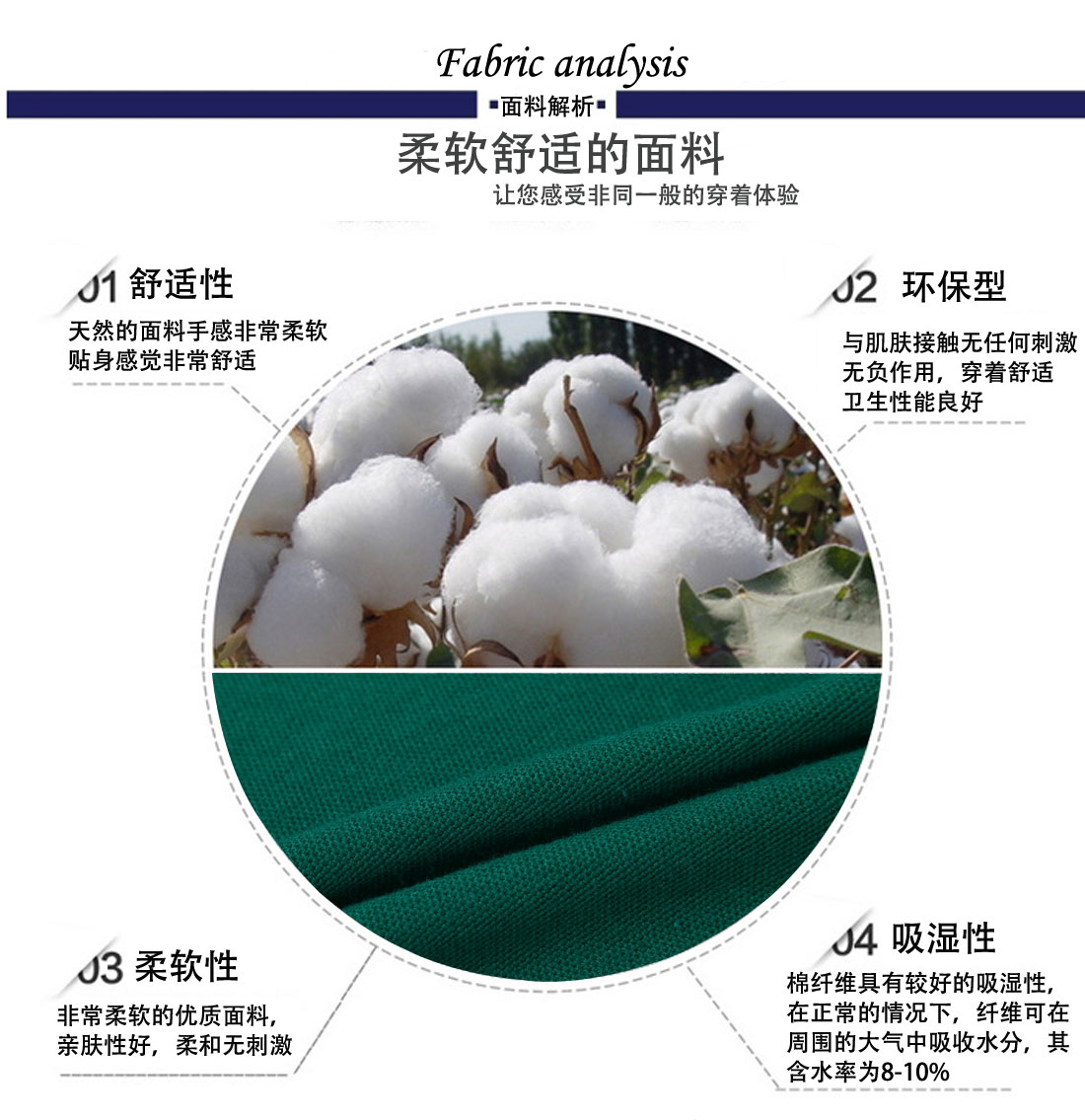 夏季新品墨绿色T恤工作服 超高支纱纯棉短袖t恤衫工作服面料